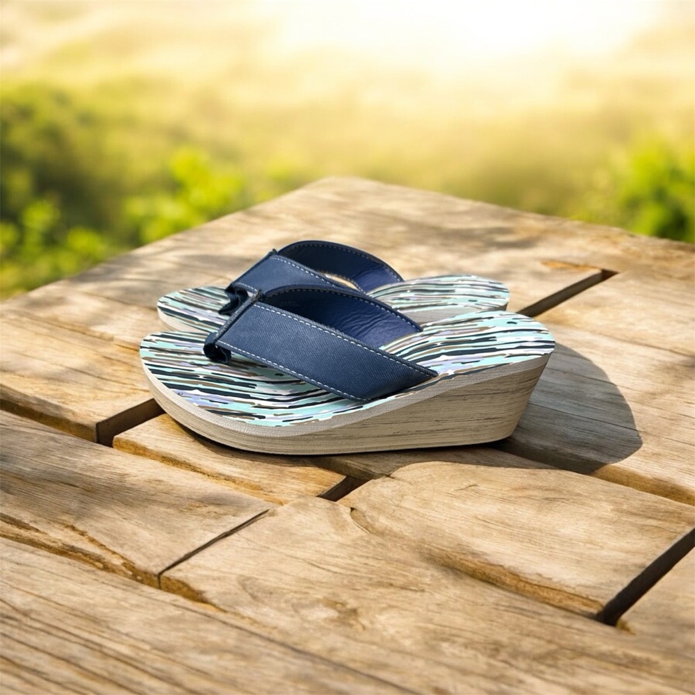 Navy Blue Women’s Wedge shoes